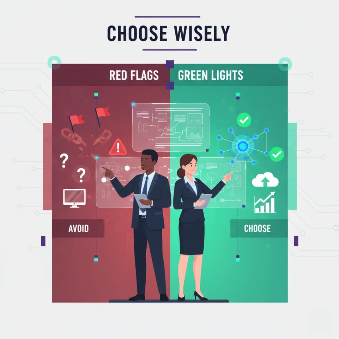 How to Choose a Digital Transformation Consulting Partner: Red Flags and Green Lights